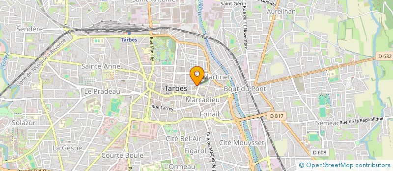 localisation de l'entreprise MAISON MARIE SAINT-FRAI  TARBES