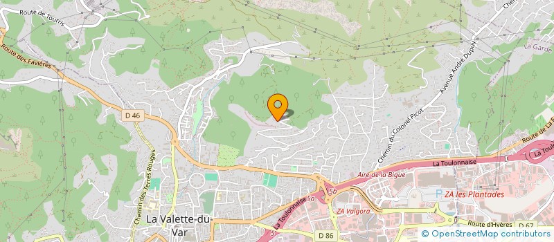 localisation de l'entreprise MAISON MARIN FRERES TRAITEUR à LA VALETTE-DU-VAR
