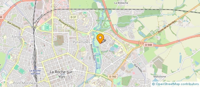 localisation de l'entreprise MAISON MARINETTE à LA ROCHE-SUR-YON