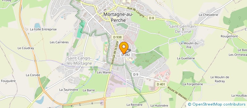 localisation de l'entreprise MAISON MARIONNAUD à MORTAGNE-AU-PERCHE
