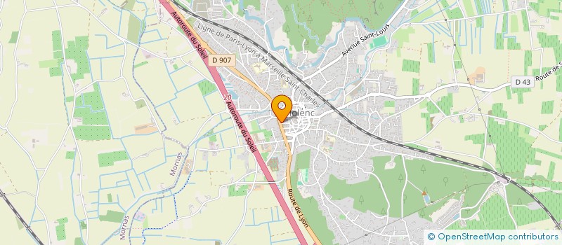 localisation de l'entreprise MAISON MARKET  PIOLENC