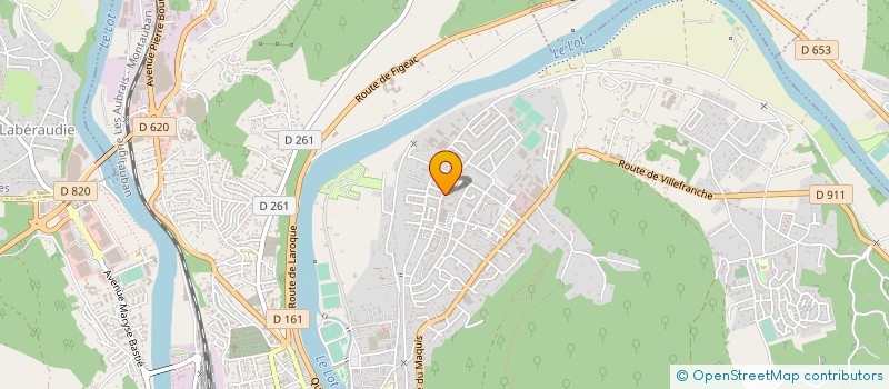 localisation de l'entreprise MAISON MARLAS  CAHORS