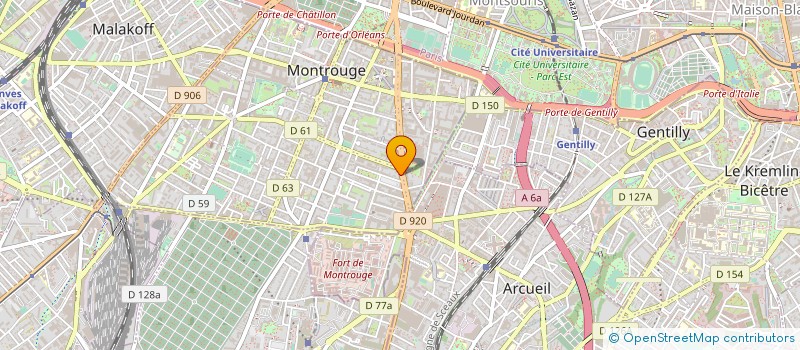 localisation de l'entreprise MAISON MARTIN à MONTROUGE