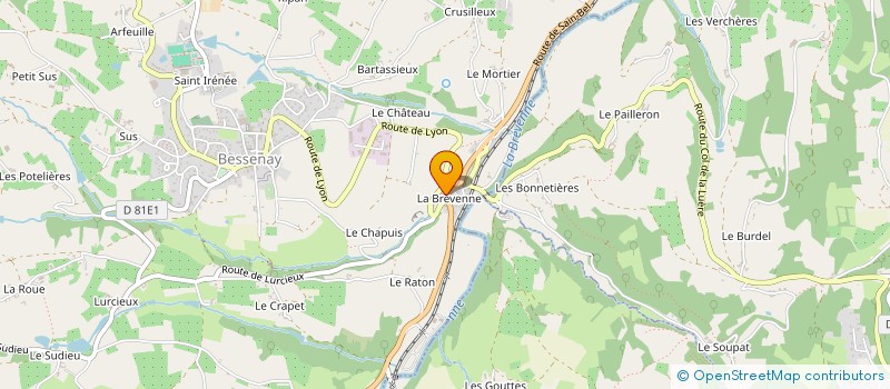 localisation de l'entreprise MAISON MASSOT  BESSENAY