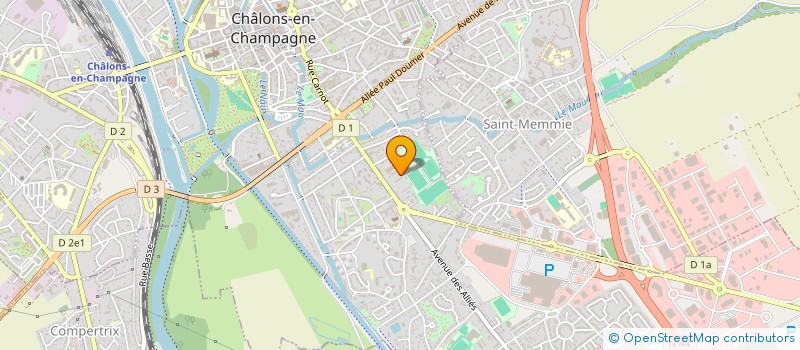 localisation de l'entreprise MAISON MATERNELLE DE LA MARNE à CHALONS-EN-CHAMPAGNE