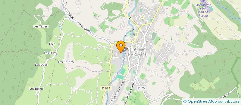 localisation de l'entreprise MAISON & MATIERES  SAINT-JEAN-EN-ROYANS