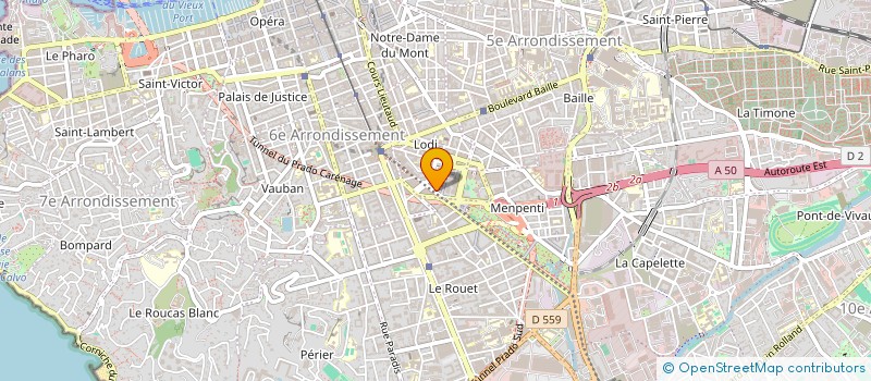 localisation de l'entreprise MAISON MATTHIEU à MARSEILLE
