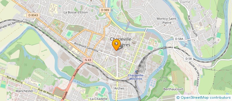 localisation de l'entreprise MAISON MAUDUIT SA  CHARLEVILLE-MEZIERES