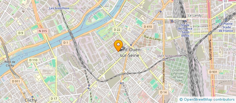 localisation de l'entreprise MAISON MAUKA à SAINT-OUEN-SUR-SEINE