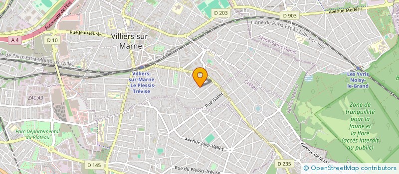 localisation de l'entreprise MAISON MAURICE  VILLIERS-SUR-MARNE