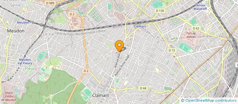 localisation de l'entreprise MAISON MAURY à CLAMART