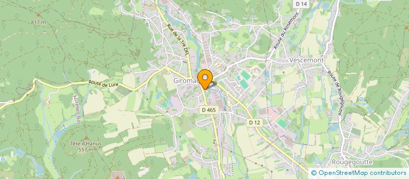 localisation de l'entreprise MAISON MAZARIN à GIROMAGNY