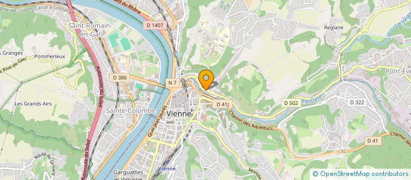 localisation de l'entreprise MAISON MC à VIENNE