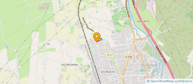 localisation de l'entreprise MAISON MEDICALE 113  SALON-DE-PROVENCE