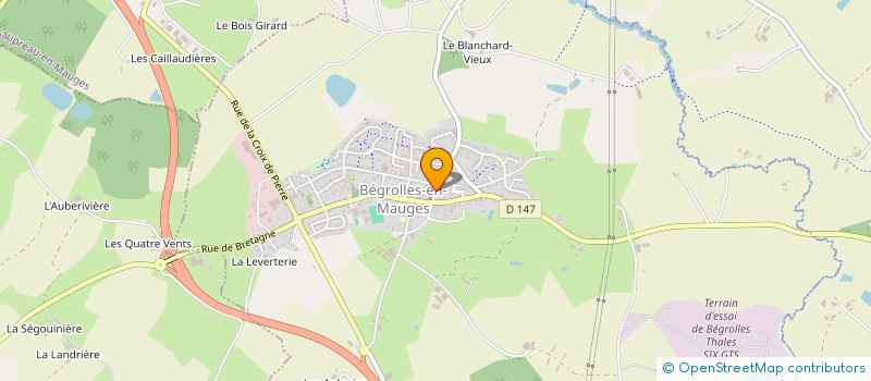 localisation de l'entreprise MAISON MEDICALE BEGROLLES EN MAUGES  BEGROLLES-EN-MAUGES