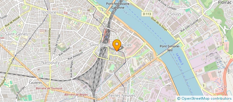 localisation de l'entreprise MAISON MEDICALE BELCIER  BORDEAUX