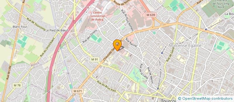 localisation de l'entreprise MAISON MEDICALE BELENCONTRE  TOURCOING