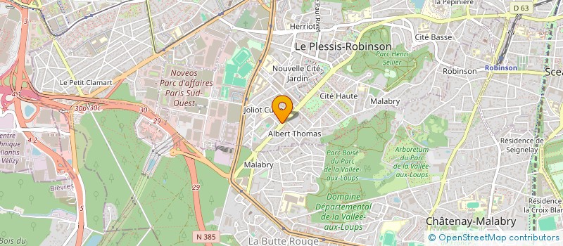 localisation de l'entreprise MAISON MEDICALE BLUM  LE PLESSIS-ROBINSON