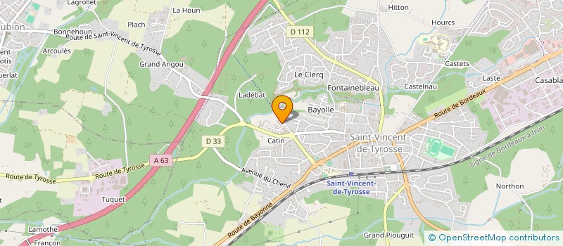 localisation de l'entreprise MAISON MEDICALE COTE SUD à SAINT-VINCENT-DE-TYROSSE