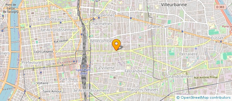 localisation de l'entreprise MAISON MEDICALE CUSSET à LYON