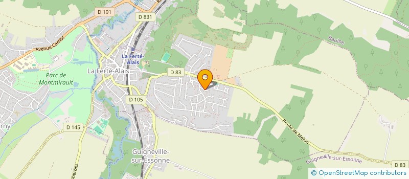 localisation de l'entreprise MAISON MEDICALE D'ACCUEIL ET DE CURE  LA FERTE-ALAIS