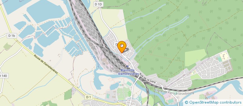 localisation de l'entreprise MAISON MEDICALE DAMELEVIERES  DAMELEVIERES