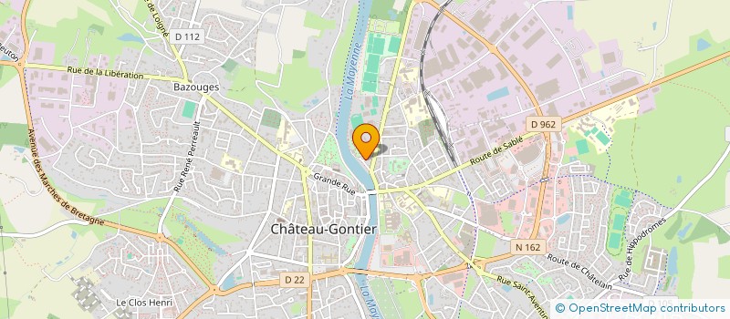 localisation de l'entreprise MAISON MEDICALE DASSE FOUBERT à CHATEAU-GONTIER-SUR-MAYENNE