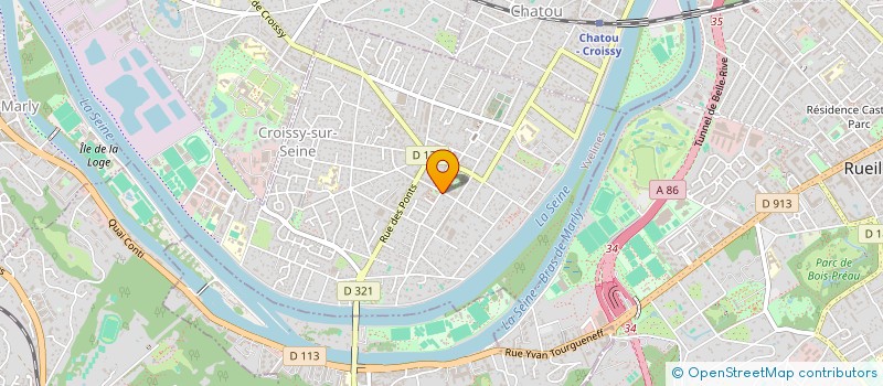 localisation de l'entreprise MAISON MEDICALE DE CROISSY SUR SEINE II à CROISSY-SUR-SEINE