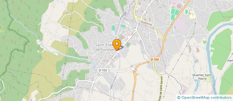 localisation de l'entreprise MAISON MEDICALE DE FONTBELLON  SAINT-ETIENNE-DE-FONTBELLON