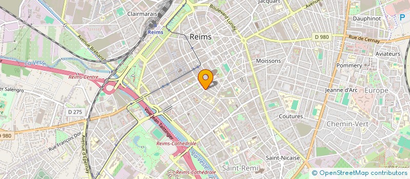 localisation de l'entreprise MAISON MEDICALE DE GARDE DE CHALONS EN CHAMPAGNE à REIMS