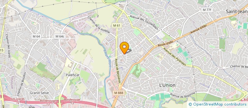 localisation de l'entreprise MAISON MEDICALE DE GARDE DE L'UNION à L'UNION