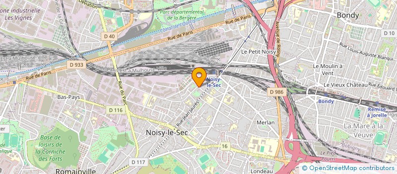 localisation de l'entreprise MAISON MEDICALE DE GARDE DE NOISY-LE-SEC à NOISY-LE-SEC