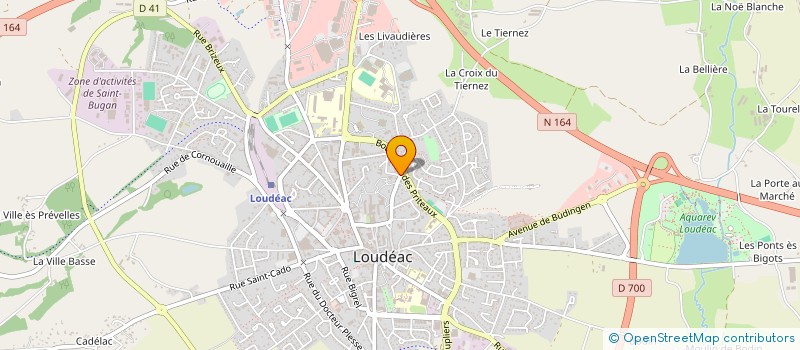 localisation de l'entreprise MAISON MEDICALE DE GARDE DU SECTEUR DE LOUDEAC à LOUDEAC