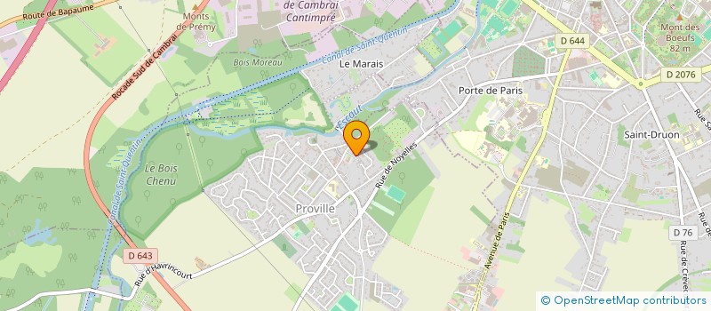 localisation de l'entreprise MAISON MEDICALE DE L'ESCAUT  PROVILLE