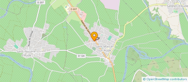 localisation de l'entreprise MAISON MEDICALE DE LA DISTILLERIE  SAINT-MARCEL-SUR-AUDE