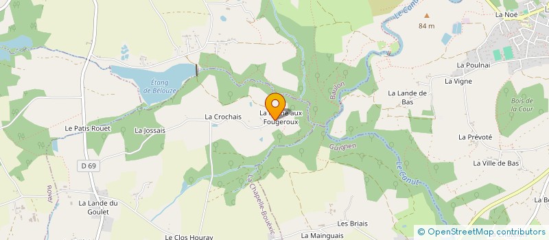 localisation de l'entreprise MAISON MEDICALE DE LA ROCHE AUX FOUGEROUX  LA CHAPELLE-BOUEXIC