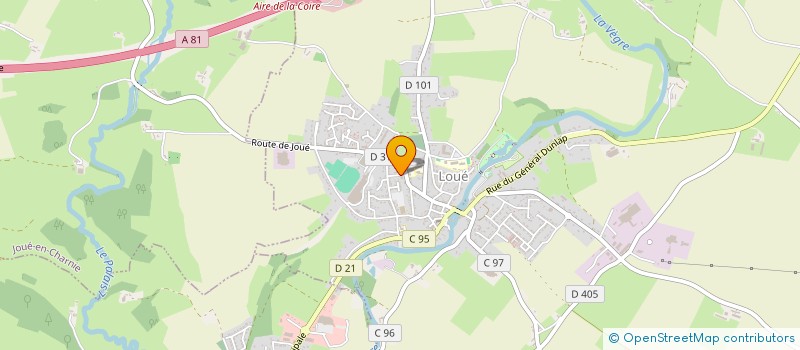 localisation de l'entreprise MAISON MEDICALE DE LOUE à LOUE