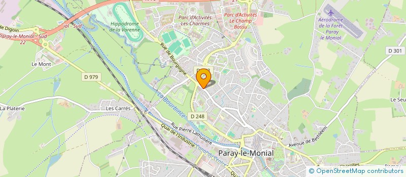 localisation de l'entreprise MAISON MEDICALE DE PARAY LE MONIAL  PARAY-LE-MONIAL