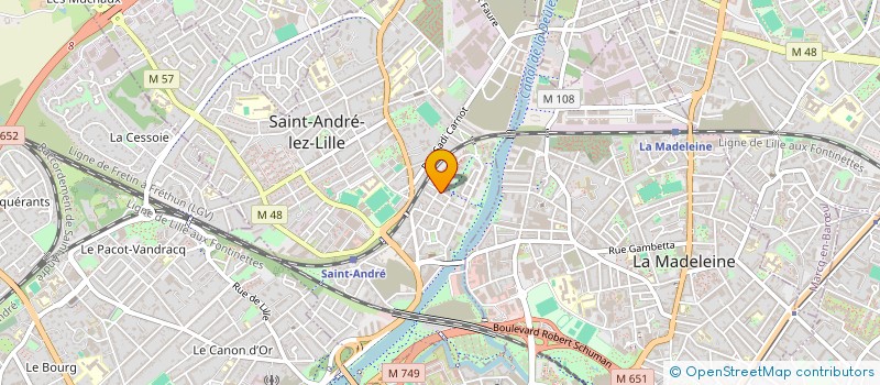 localisation de l'entreprise MAISON MEDICALE DE SAINTE HELENE  SAINT-ANDRE-LEZ-LILLE