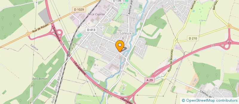 localisation de l'entreprise MAISON MEDICALE DE SALEUX  SALEUX