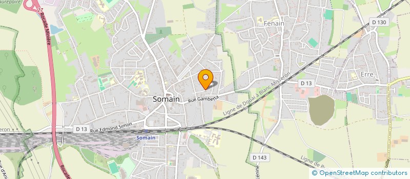 localisation de l'entreprise MAISON MEDICALE DE SOMAIN  SOMAIN