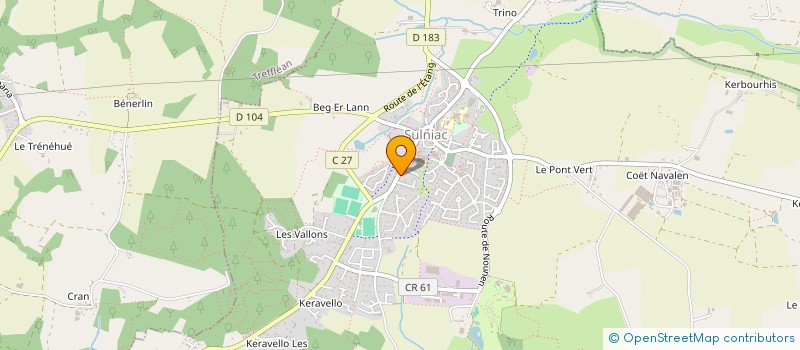 localisation de l'entreprise MAISON MEDICALE DE SULNIAC  SULNIAC