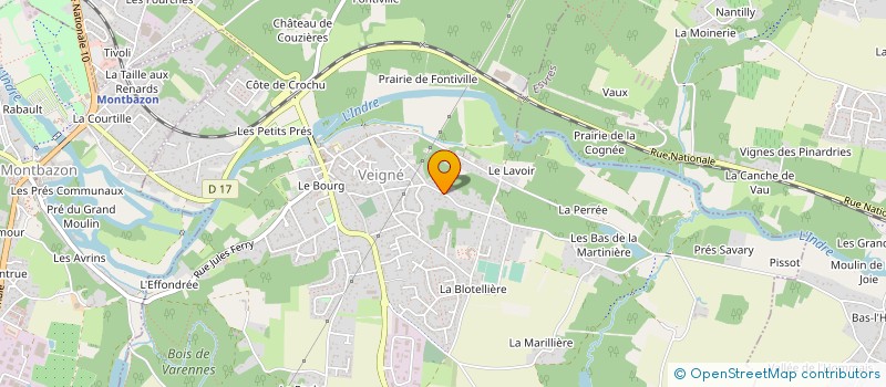 localisation de l'entreprise MAISON MEDICALE DE VEIGNE à VEIGNE
