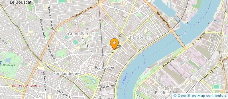 localisation de l'entreprise MAISON MEDICALE DES CHARTRONS  BORDEAUX