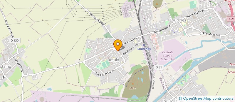 localisation de l'entreprise MAISON MEDICALE DU CEDRE à ROEULX