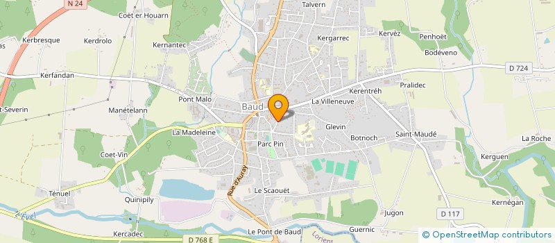 localisation de l'entreprise MAISON MEDICALE DU CENTRE  BAUD