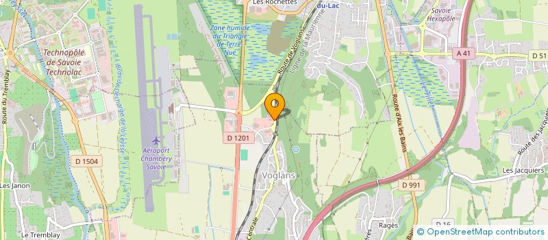 localisation de l'entreprise MAISON MEDICALE DU TILLET  VIVIERS-DU-LAC