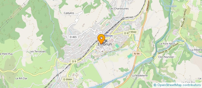 localisation de l'entreprise MAISON MEDICALE LA FARANDOLE  EMBRUN