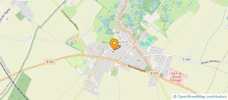 localisation de l'entreprise MAISON MEDICALE LA LAITERIE  GUINES