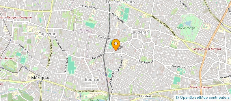 localisation de l'entreprise MAISON MEDICALE MONDESIR  BORDEAUX